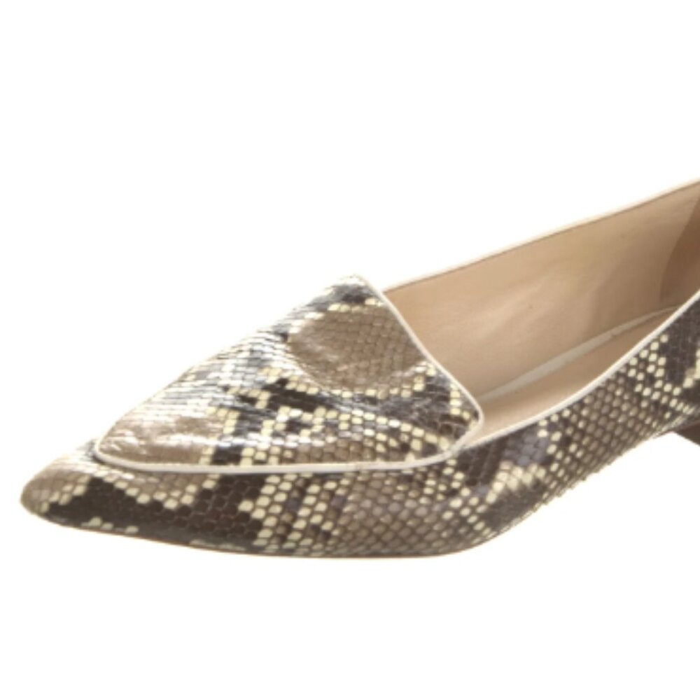 ALEXANDRE BIRMAN Snakeskin Animal Print Loafers